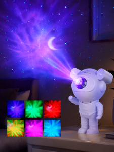 Огонек OG-LDS29 Световая установка+акустика звездное небо космонавт (лазер+LED, Bluetooth,TF)